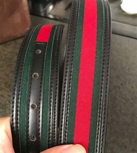 fake green and red gucci belt|gucci straps green and red.